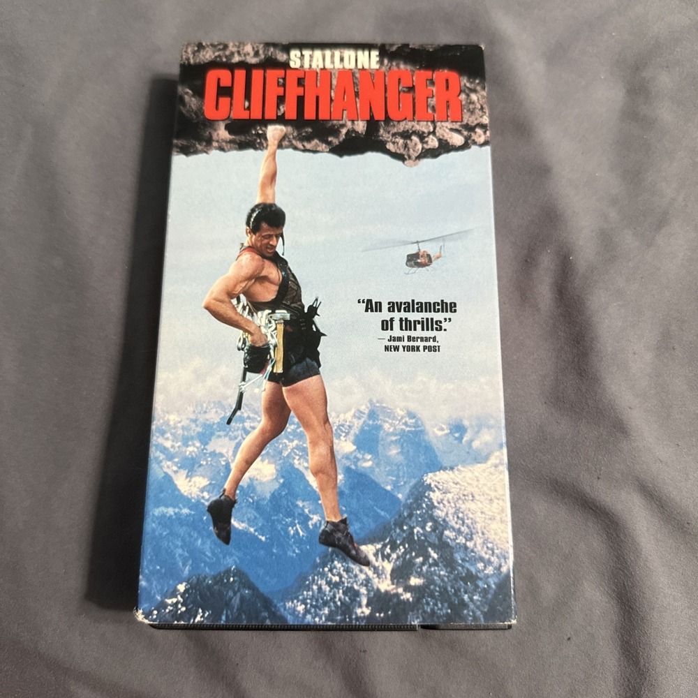 Cliffhanger VHS (1993) Sylvester Stallone